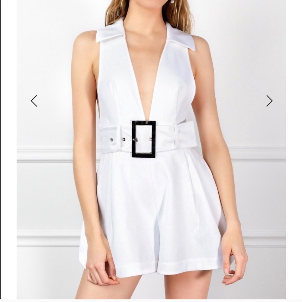 J.ING White Romper Marilyn Size M